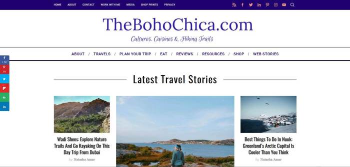Travel blogs